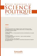 Revue française de science politique, no 72-5